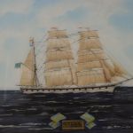 976 1240 GLASS PAINTING